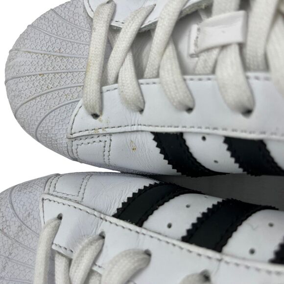 Adidas Superstar Sneakers Shoes Men's US 5 UK 4.5 EU 37.5 Ortholite White Black - Picture 10 of 16